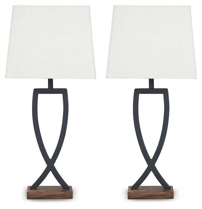 Makara Metal Table Lamp (2/CN)