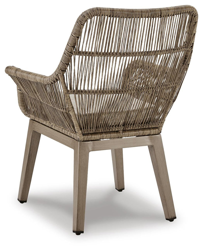 Beach Front Arm Chair With Cushion (2/CN)