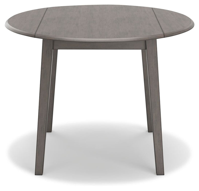 Shullden Round DRM Drop Leaf Table