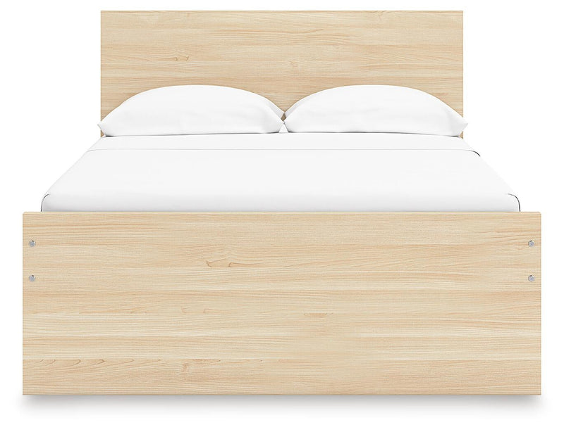 Onita Full Panel Platform Bed with 1 Side Storage