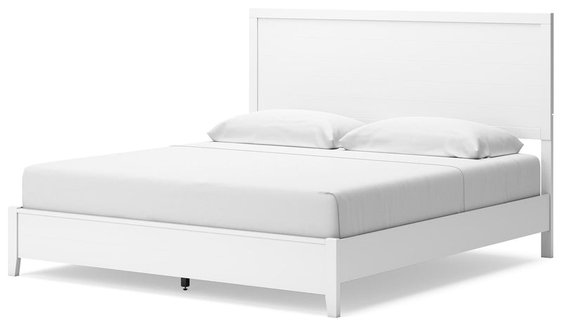 Binterglen King Panel Bed, Dresser, Mirror, Chest and Nightstand
