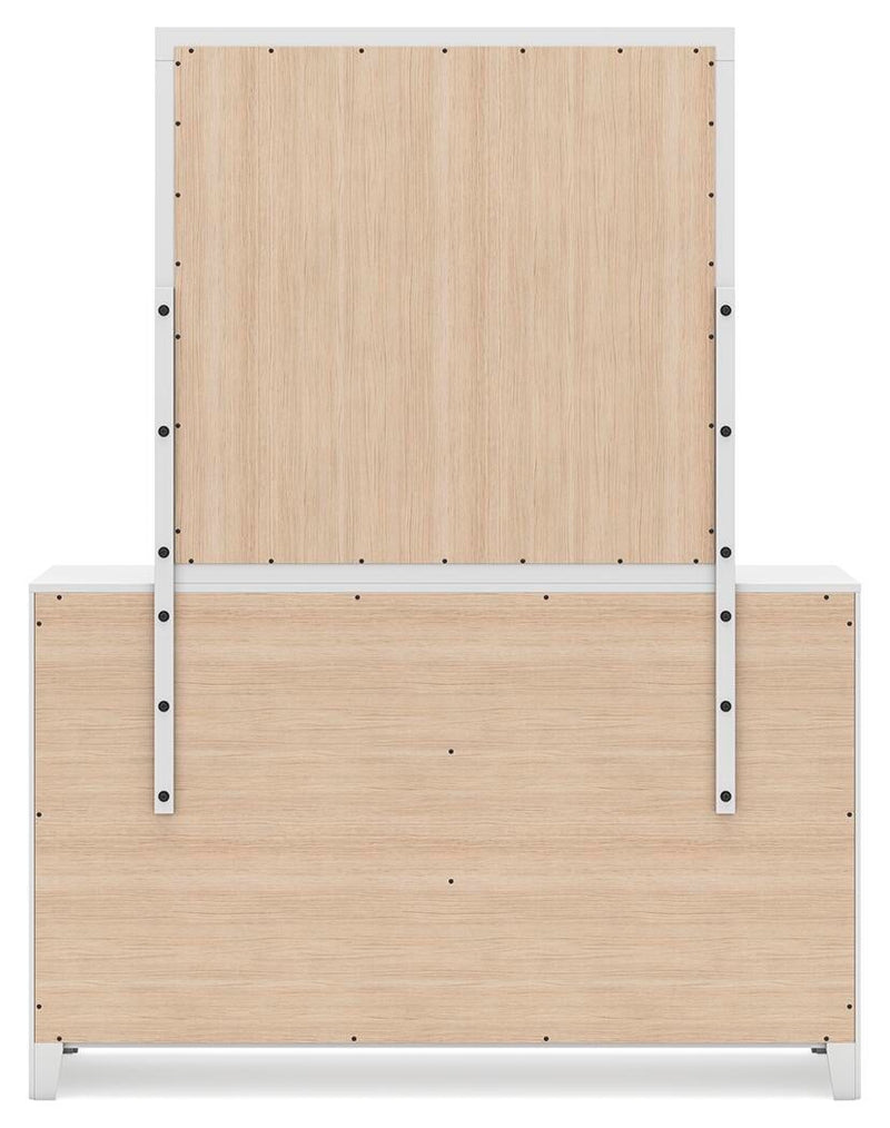 Binterglen California King Panel Bed, Dresser, Mirror, Chest and Nightstand