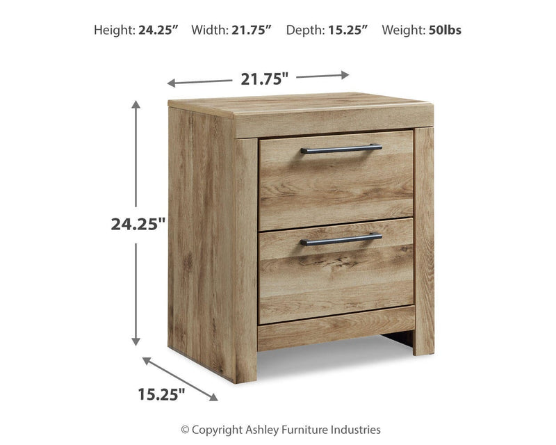 Hyanna Twin Panel Headboard, Dresser, Mirror and Nightstand