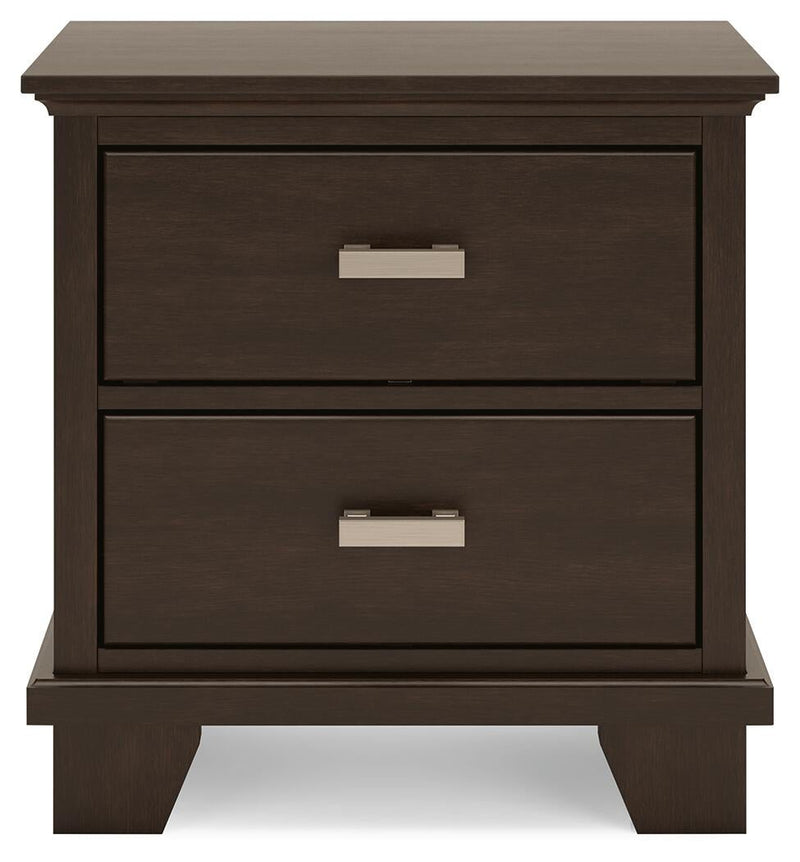 Covetown California King Panel Bed, Dresser, Mirror, Chest and Nightstand