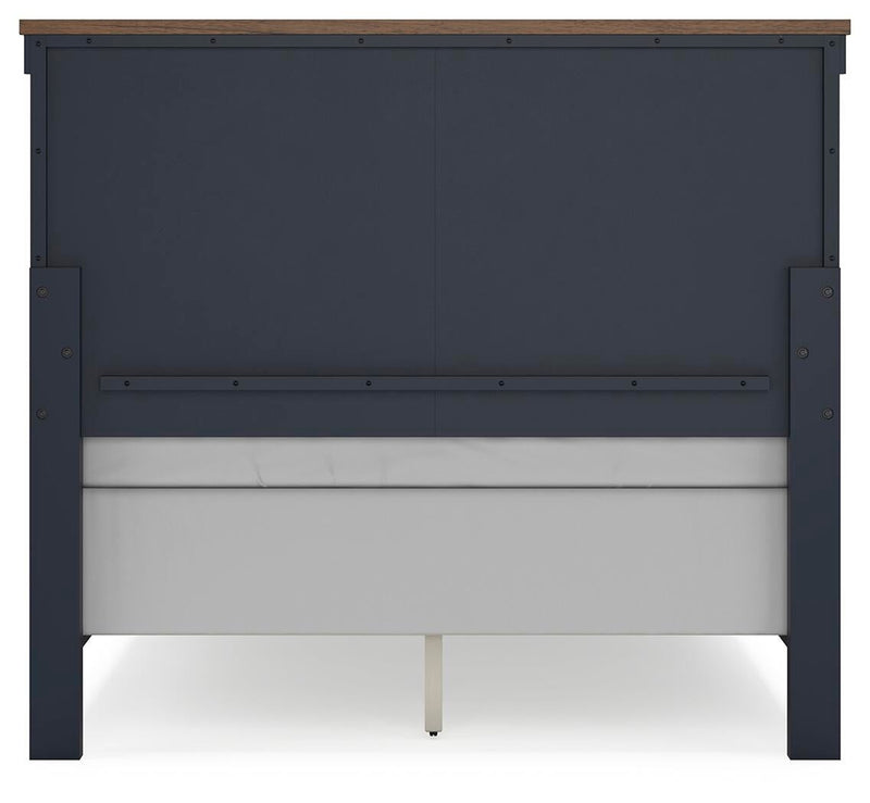 Landocken Full Panel Bed, Dresser and Mirror