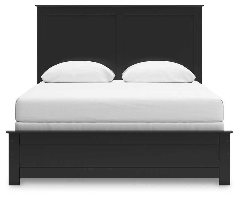 Maribel Queen Panel Bed, Dresser, Mirror, Chest and Nightstand