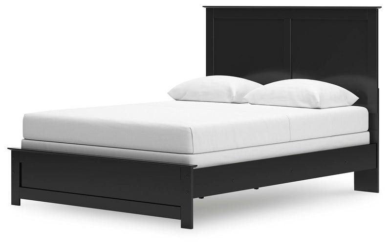 Maribel Queen Panel Bed, Dresser, Mirror, Chest and Nightstand