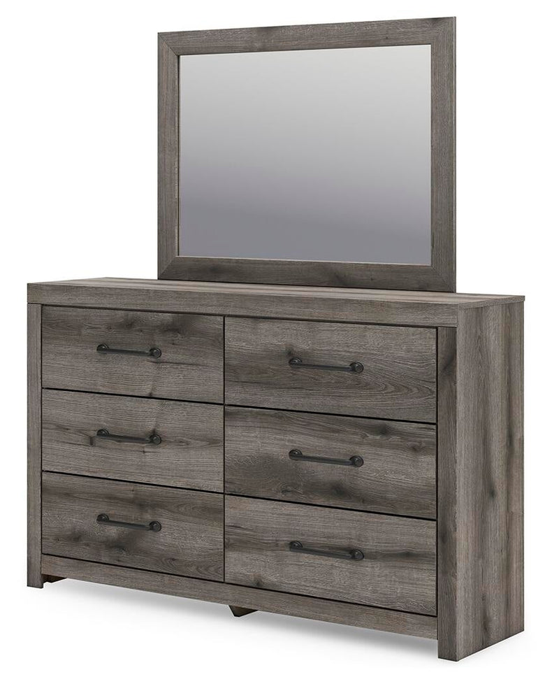 Graystorm Full Panel Bed, Dresser, Mirror, Chest and Nightstand