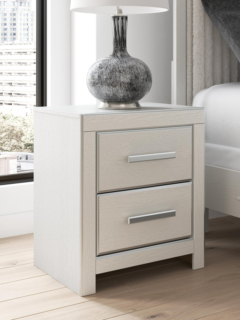 Zuraleus King Upholstered Panel Bed, Dresser, Mirror, Chest and Nightstand