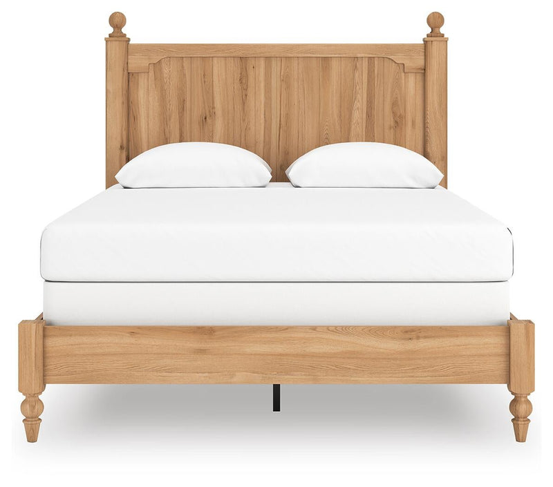 Aleaport Queen Panel Bed with Mirrored Dresser