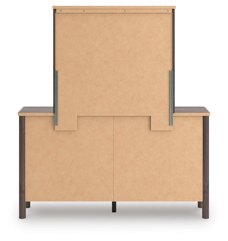 Pamytta Full Panel Bed, Dresser, Mirror and Nightstand