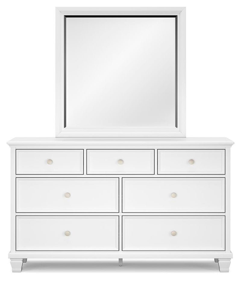 Fortman Full Panel Storage Bed, Dresser, Mirror and Nightstand