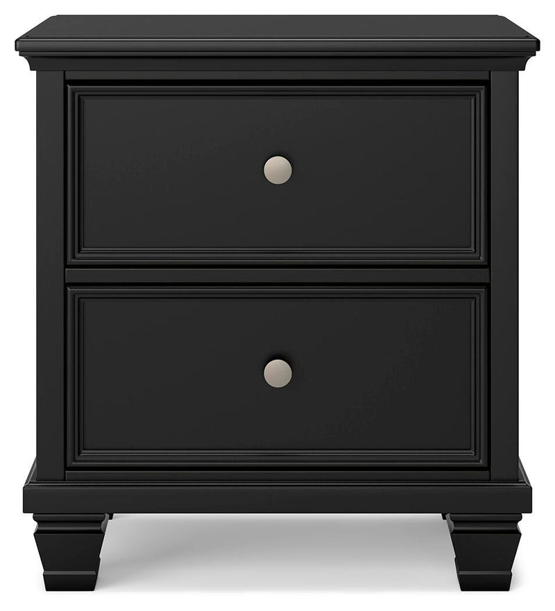 Lanolee King Panel Storage Bed, Dresser, Mirror and Nightstand