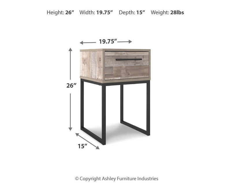 Neilsville One Drawer Night Stand