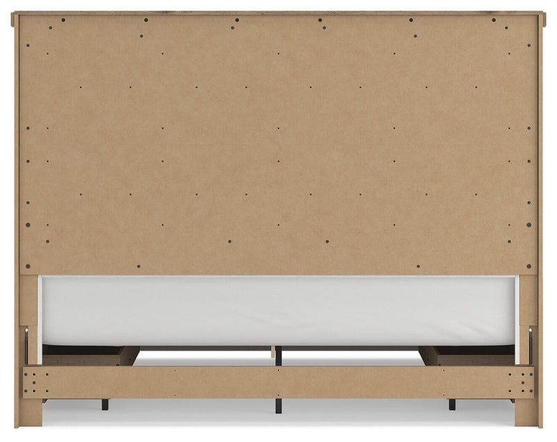 Savonport King Panel Bed with Storage. Dresser, Mirror and Nightstand