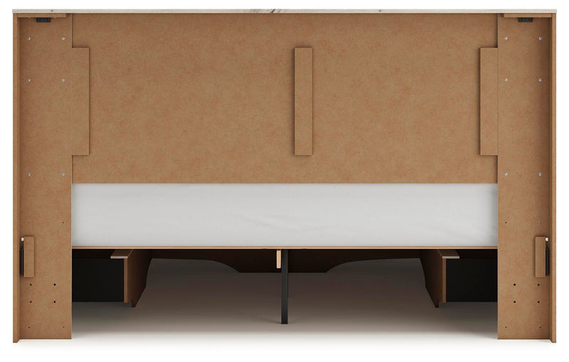 Lawroy King Panel Storage Bed, Dresser, Mirror, Chest and Nightstand
