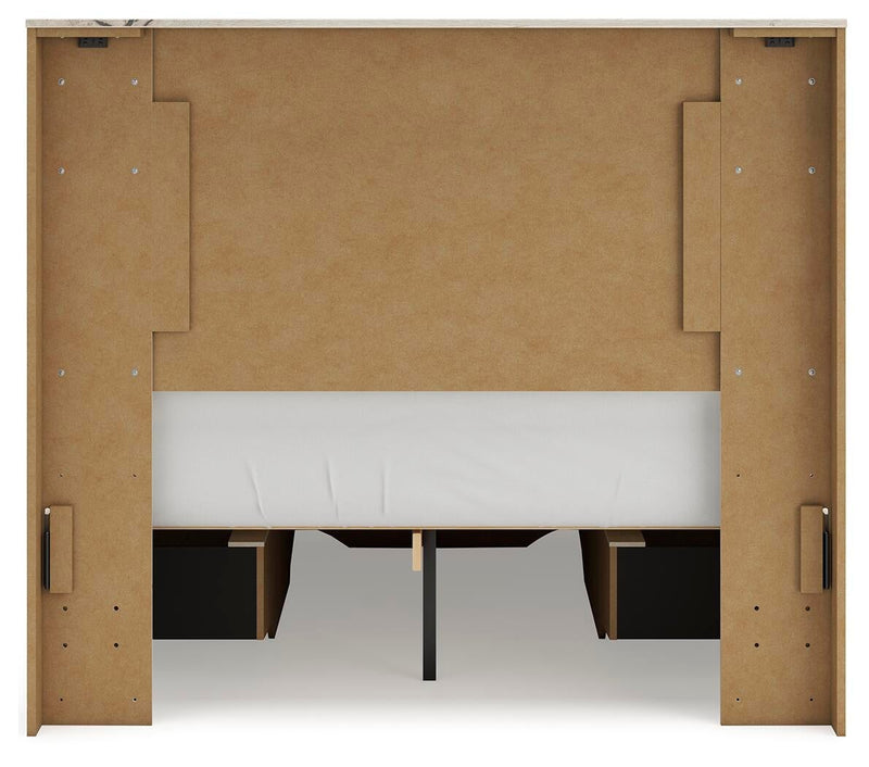 Lawroy Full Panel Storage Bed, Dresser, Mirror, Chest and Nightstand