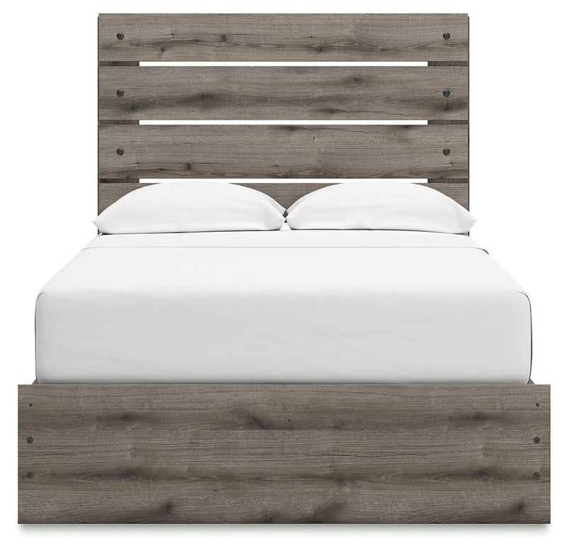 Urbanoore Full Panel Bed with Storage, Dresser and Mirror