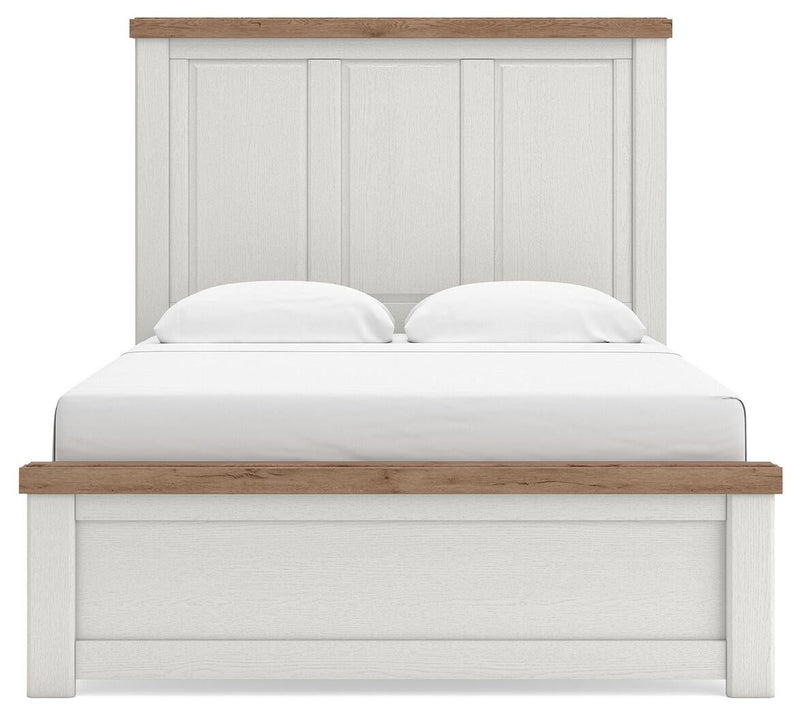 Savonport Queen Panel Bed. Dresser, Mirror and Nightstand