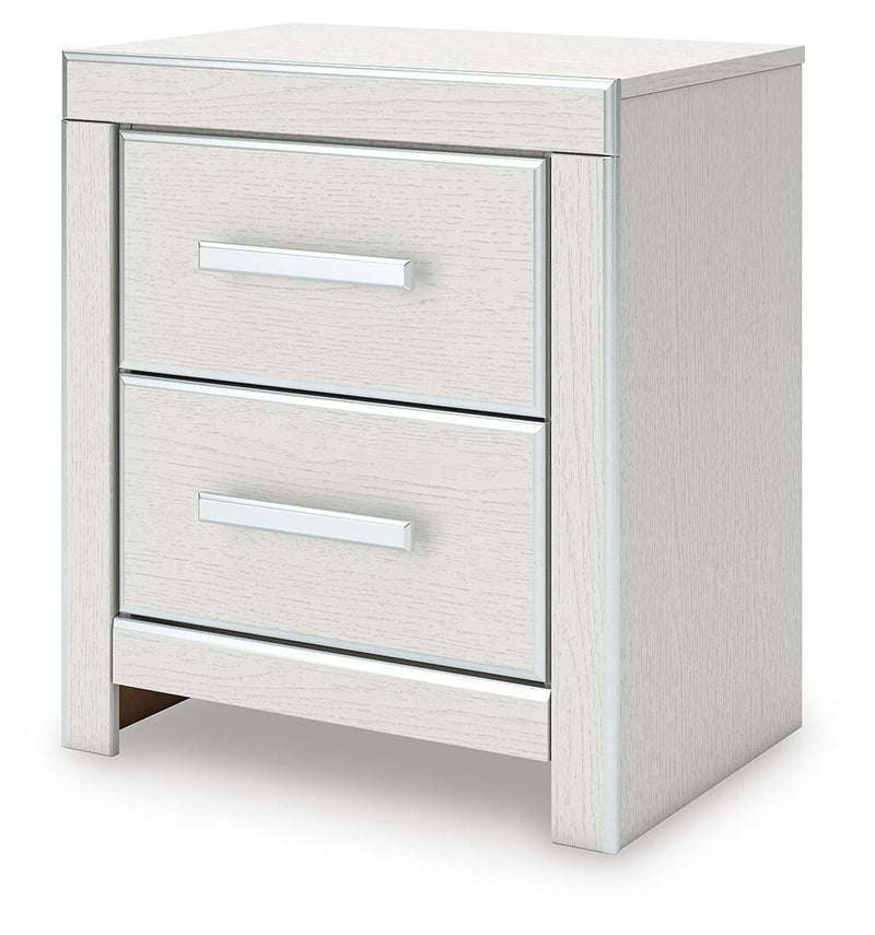 Birmonton Queen Upholstered Bed, Dresser, Mirror and Nightstand