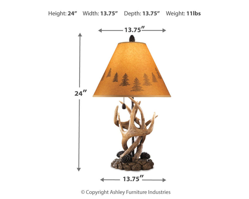 Derek Poly Table Lamp (2/CN)