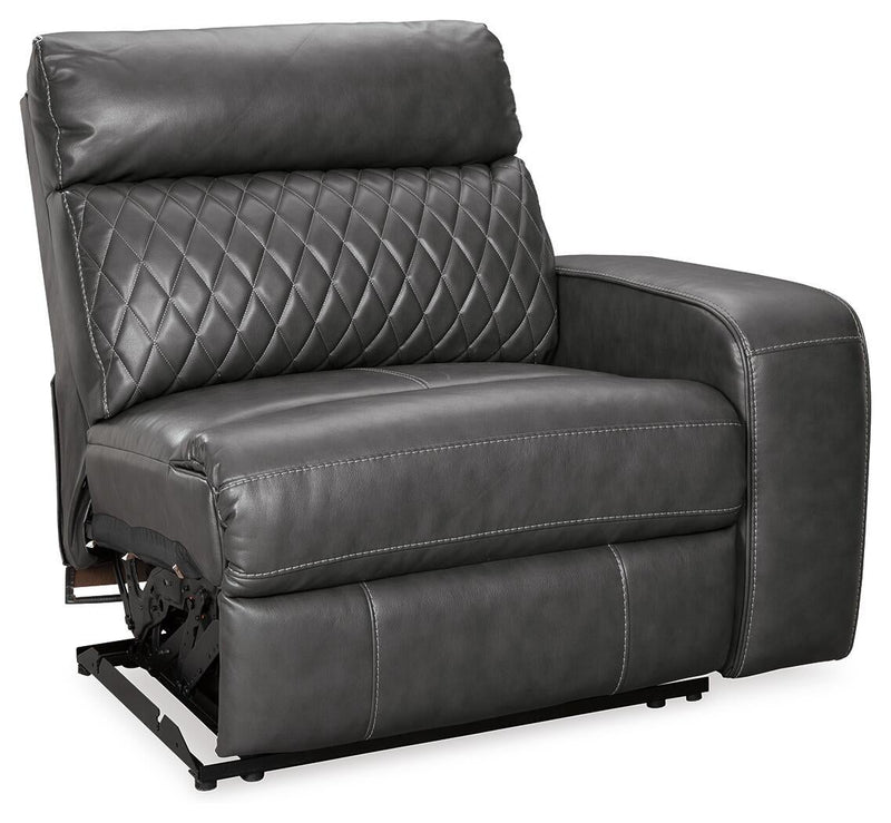 Samperstone 2-Piece Power Reclining Sectional Loveseat