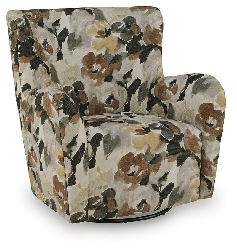 Rowenburg Swivel Glider Accent Chair