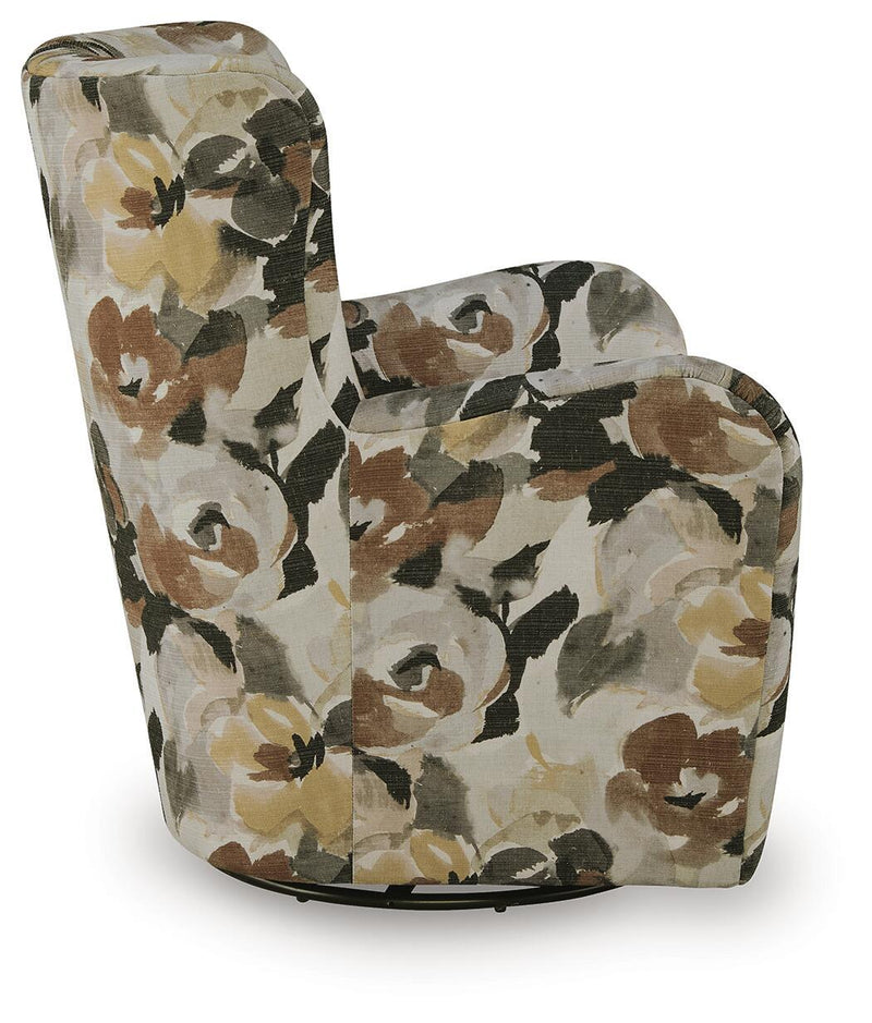 Rowenburg Swivel Glider Accent Chair