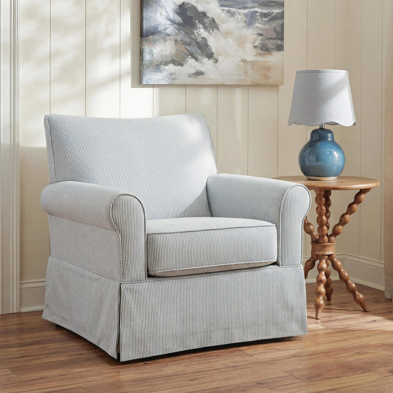 Searcy Swivel Glider Accent Chair