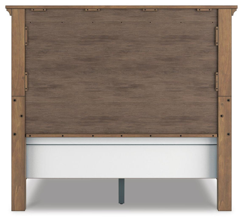 Vandenmore Queen Panel Bed with Mirrored Dresser and Nightstand