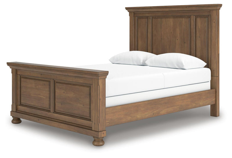 Vandenmore Queen Panel Bed with Mirrored Dresser and Nightstand