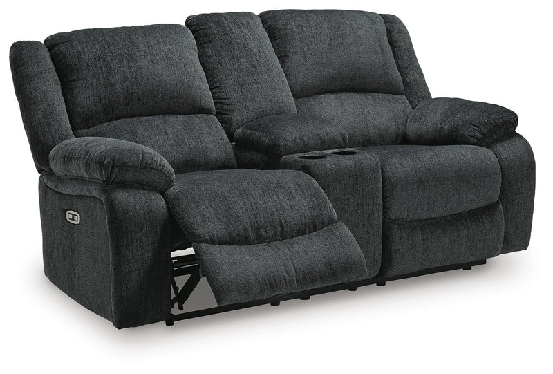 Draycoll DBL REC PWR Loveseat w/Console