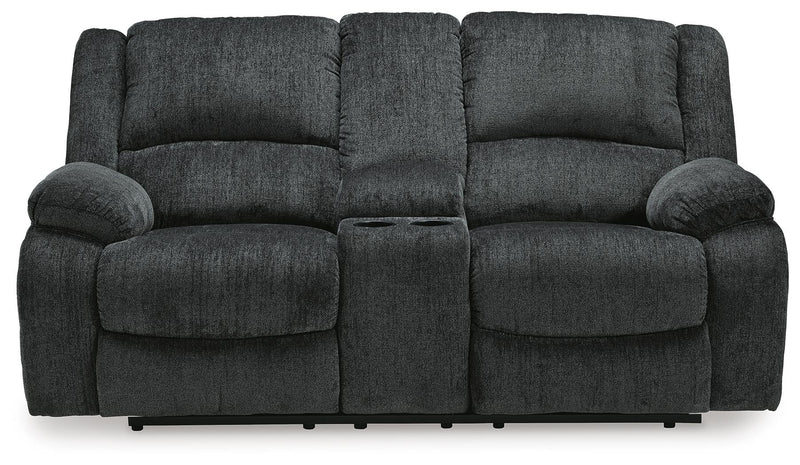 Draycoll DBL Rec Loveseat w/Console