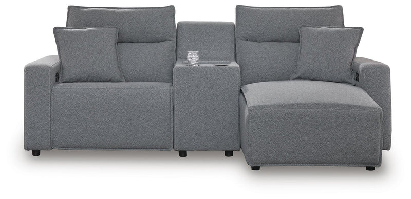 Modmax II 3-Piece Power Reclining Sectional with Chaise and Console