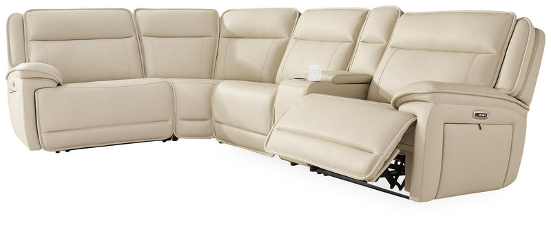 Double Deal 5-Piece Reclining Sectional with Console