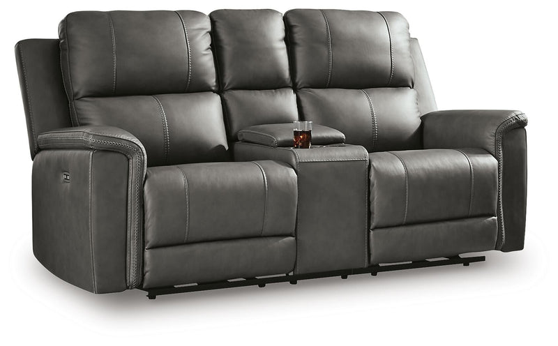 Bleckley PWR REC Loveseat/CON/ADJ HDRST