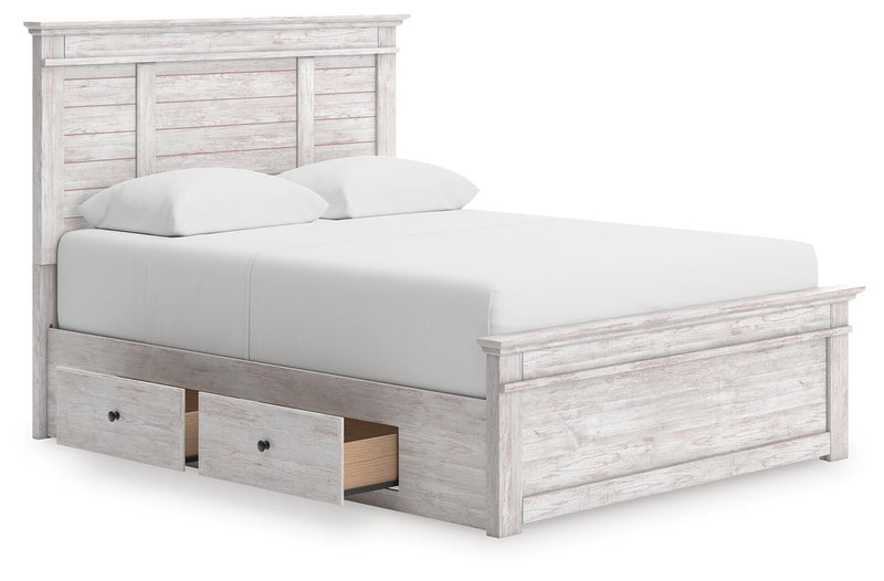 Makidern Queen Panel Storage Bed
